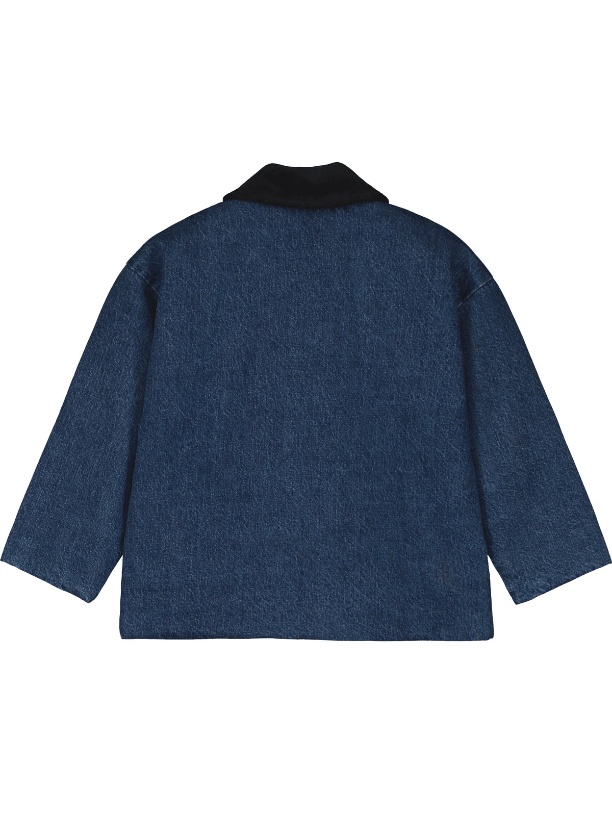 Tangerine Denim Jakke med Fløjlskrave