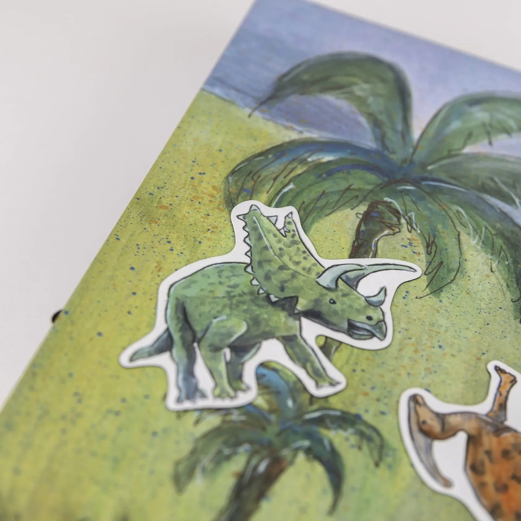 Magnetbog - Dinosaurer