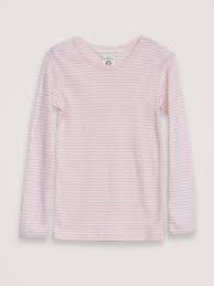 Langærmet t-shirt Rosebud/offwhite