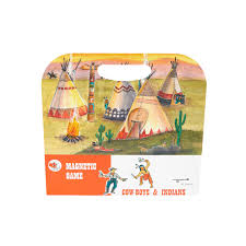 Magnetbog - Cowboy & indianere