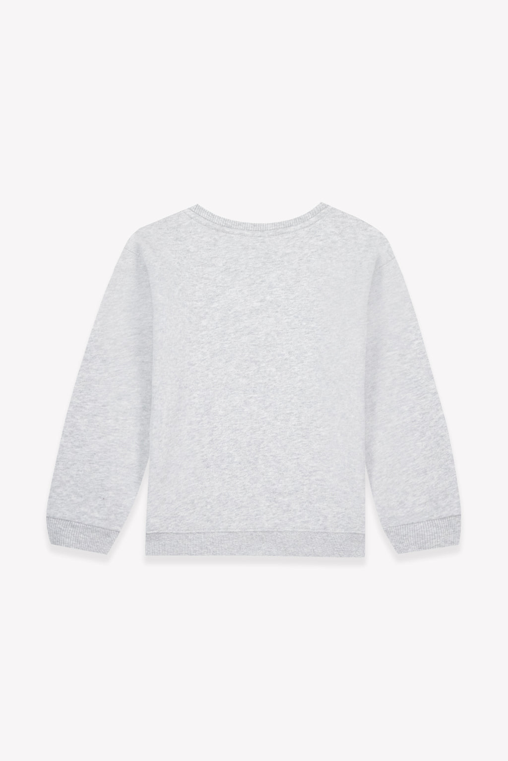 Bonton Smile Logoboy Sweatshirt med broderi - Lysegrå