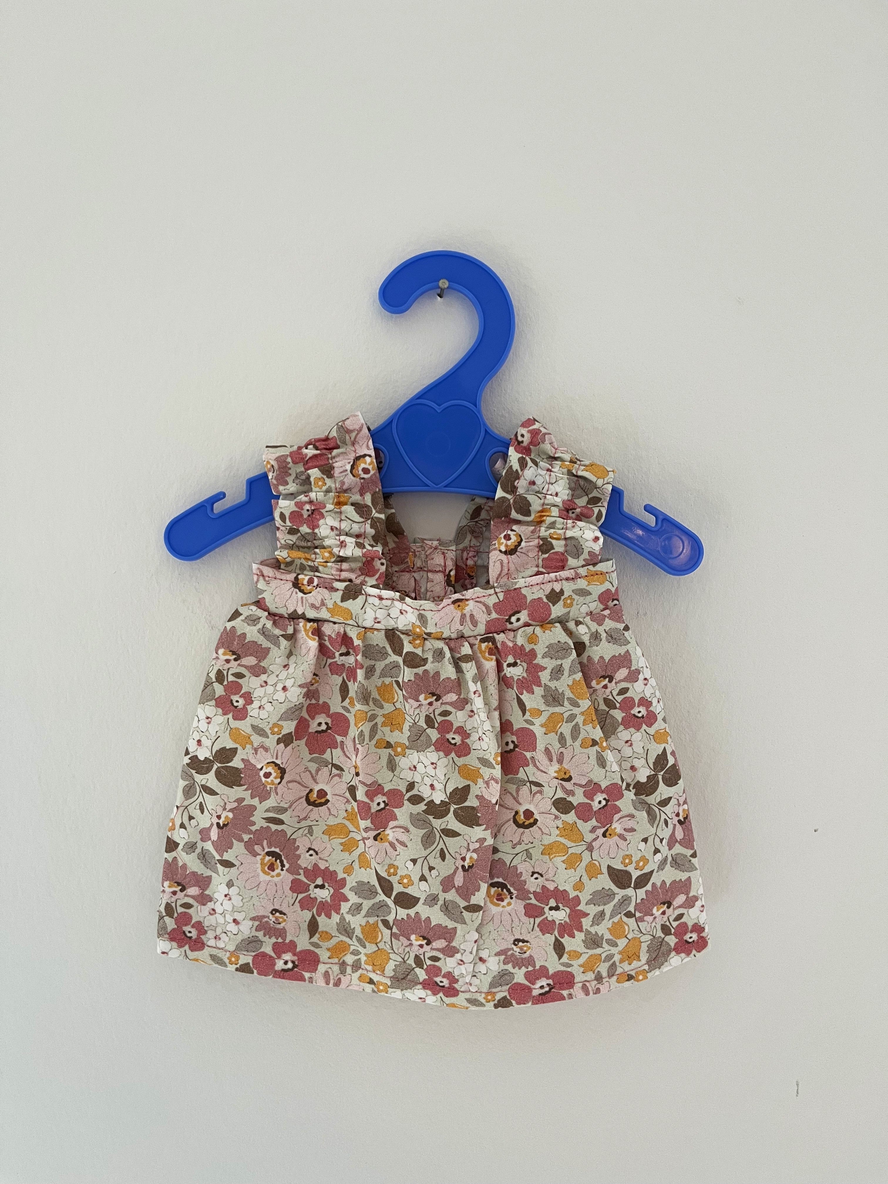 Dukkekjole - Lyserøde blomster