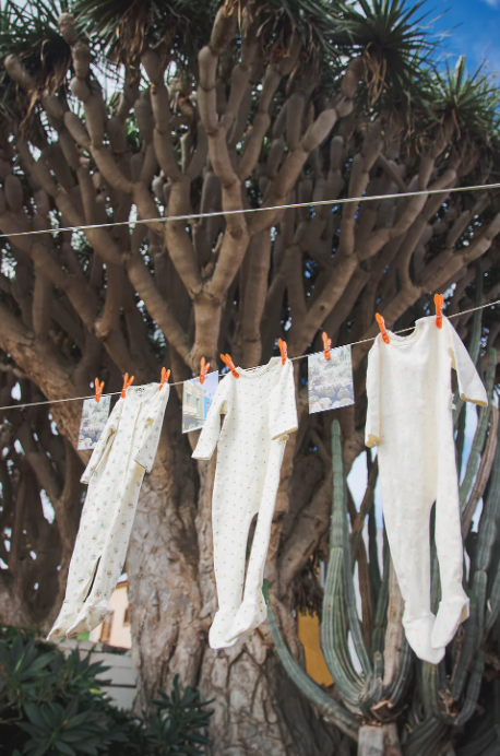 Nuite dragt med fødder - Blomstermotiv