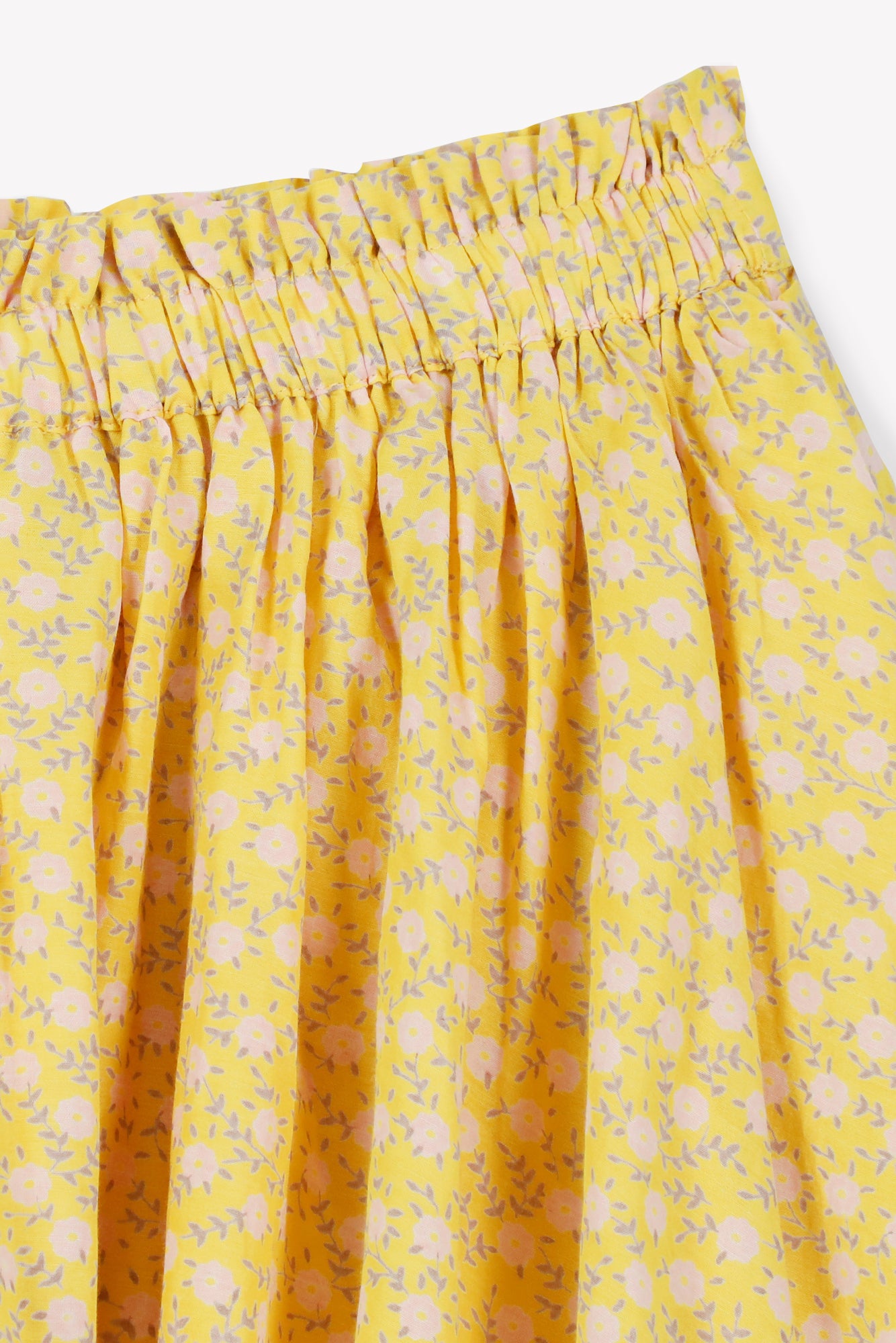 Petale nederdel - Gulblomstret