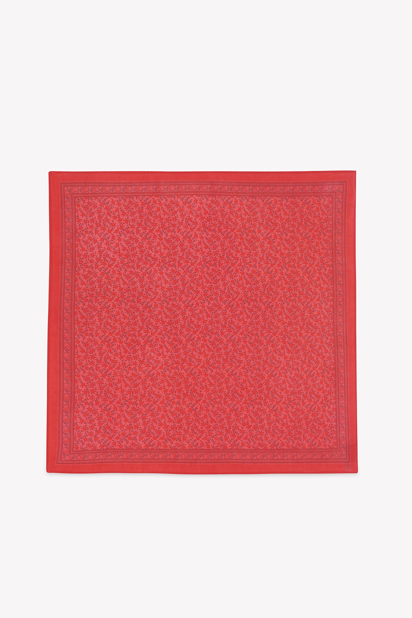 Tørklæde - Rød blomst