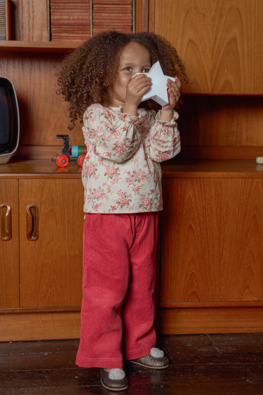 Bonton Pavot Baby Bluse med blomstermønster - Sunday Flowers