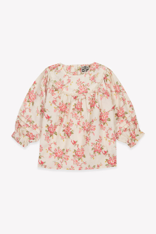 Bonton Pavot Baby Bluse med blomstermønster - Sunday Flowers