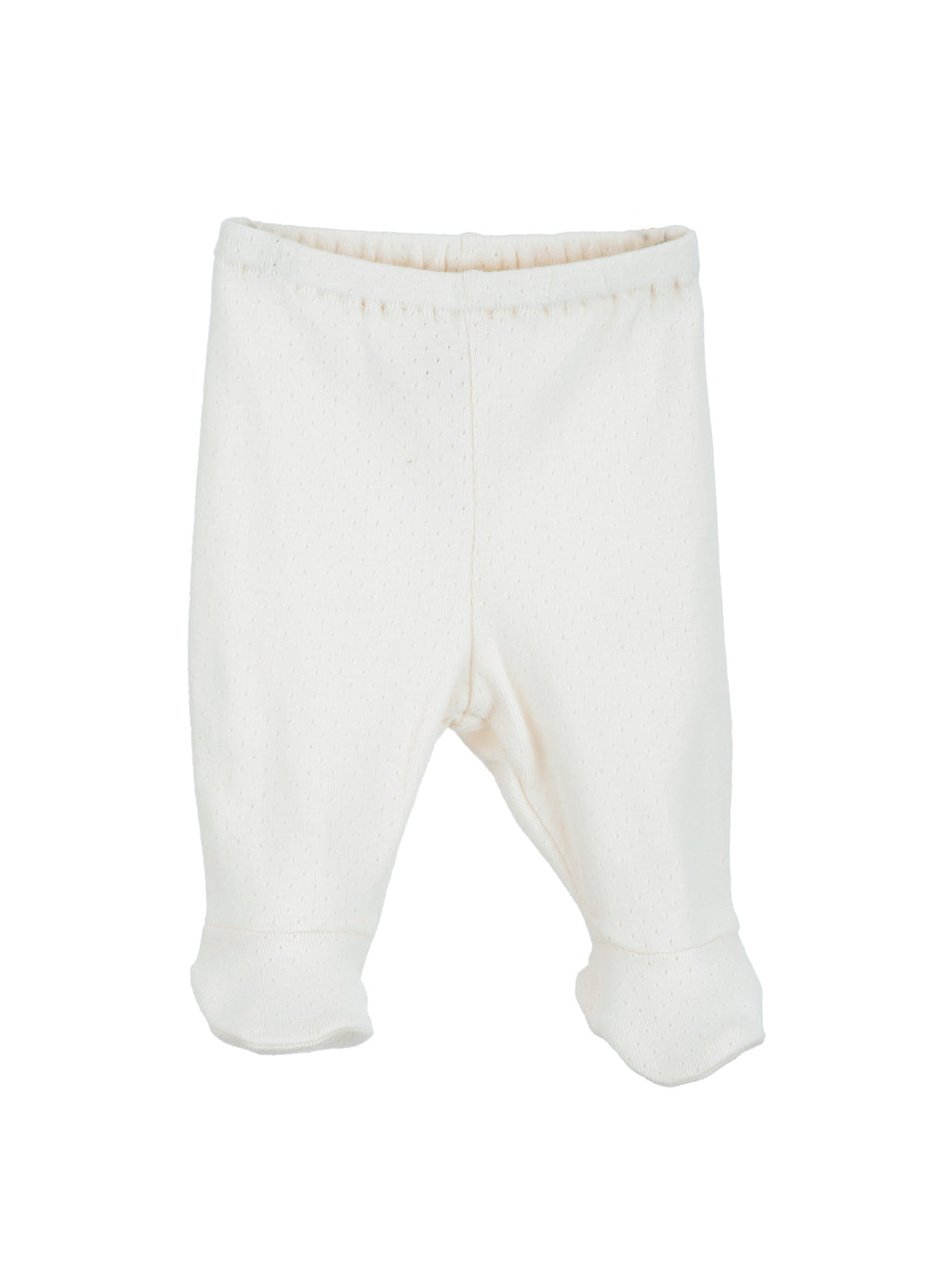 Serendipity newborn bukser med fødder - Offwhite