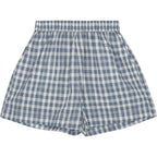 Theo Check Shorts - Blå/Hvidternet