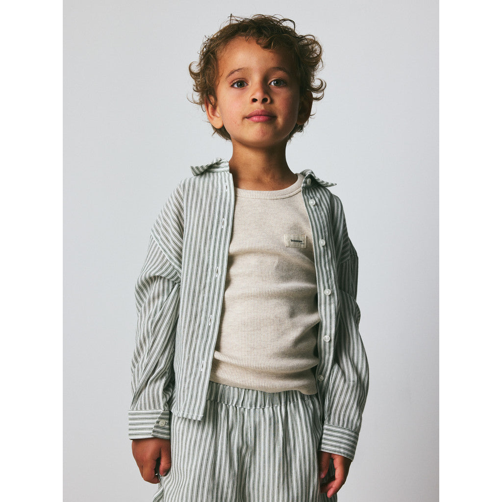 Nohrla stripe shirt - Agave