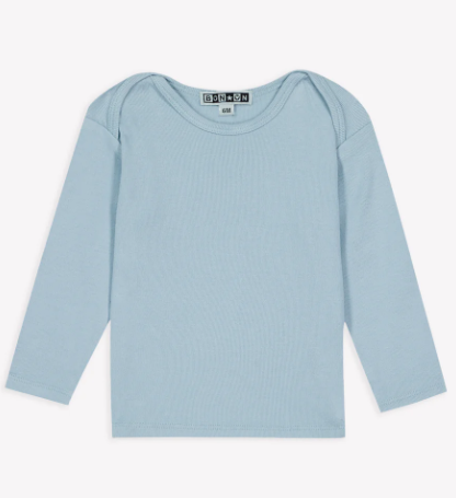 Tina langærmet top - Bleu Azul